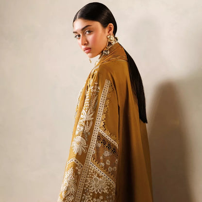 Luxury Embroidered Lawn Suit – 3 Piece (Stitched / Unstitched)