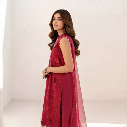Opium Luxury Embroidered Lawn Suit – Unstitched 3 Piece