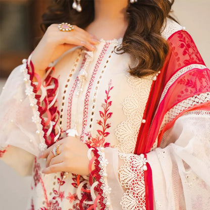 Kinza Inspired Embroidered Luxury Lawn Suit – 3 Piece