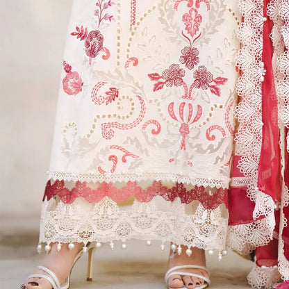 Kinza Inspired Embroidered Luxury Lawn Suit – 3 Piece
